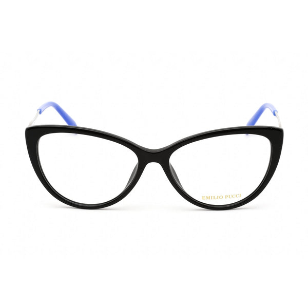 Emilio Pucci EP5101 Eyeglasses Shiny Black / Clear demo lens-AmbrogioShoes