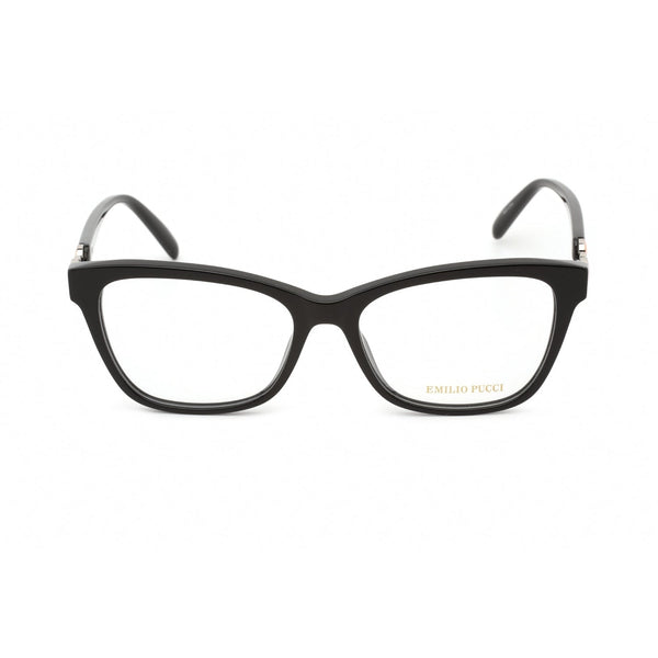 Emilio Pucci EP5150 Eyeglasses Shiny Black / Clear Lens-AmbrogioShoes