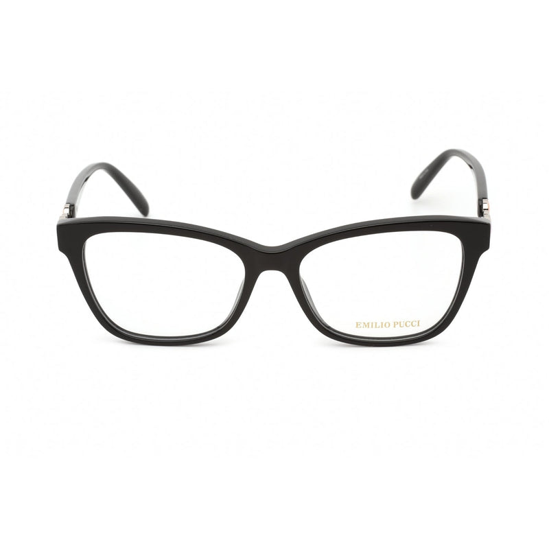 Emilio Pucci EP5150 Eyeglasses Shiny Black / Clear Lens-AmbrogioShoes