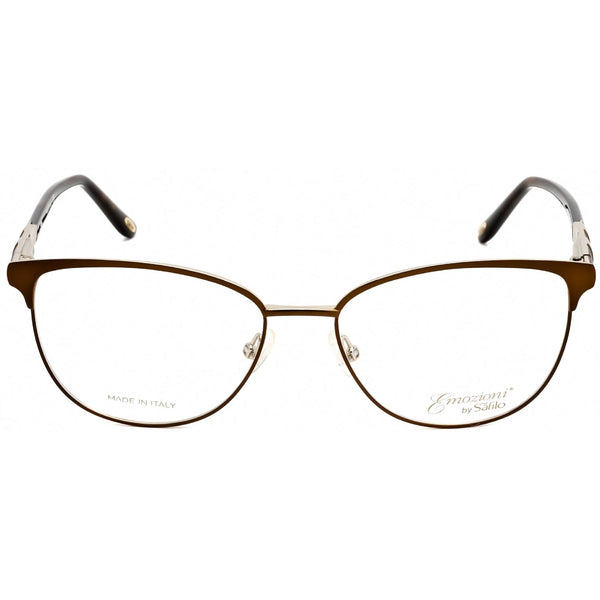 Emozioni EM 4399 Eyeglasses Brown Gold / Clear Lens-AmbrogioShoes