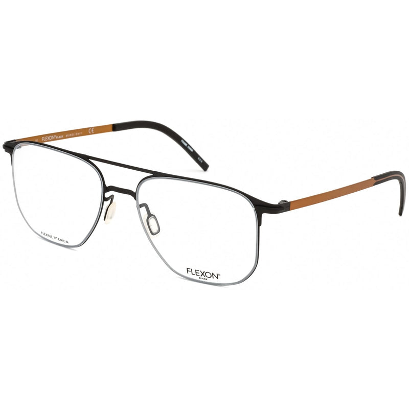 Flexon FLEXON B2004 Eyeglasses Black / Clear Lens-AmbrogioShoes