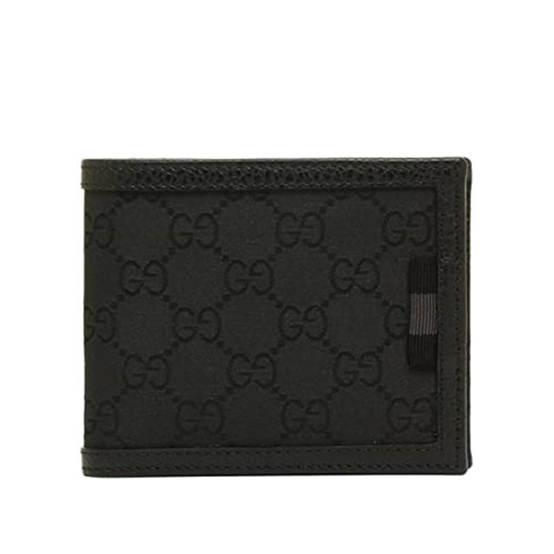 Gucci 260987 Black GG Canvas / Leather Wallets (GGM – AmbrogioShoes