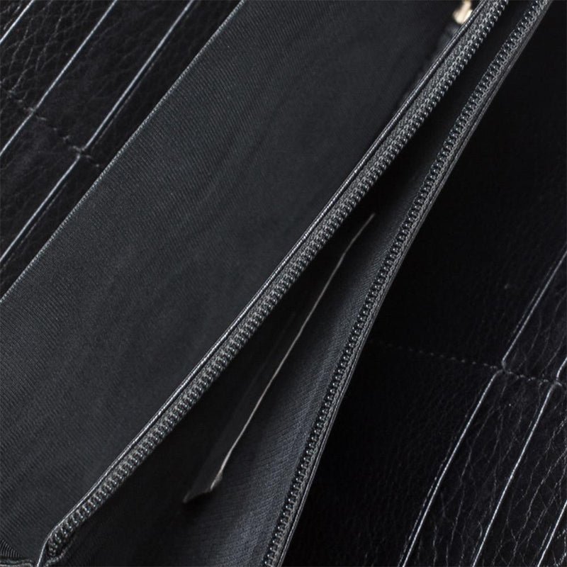 Gucci 598187 525040 Soho Women's Black Full Grain Calf-Skin Leather Wallet (GGWW3605)-AmbrogioShoes