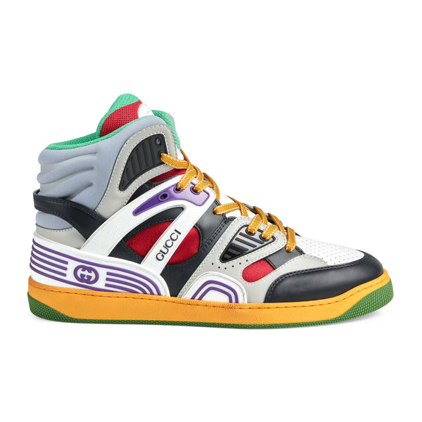Gucci 661303 2SH90 1072 Men's Shoes Multi-Color Basket Sneakers (GGM1736)-AmbrogioShoes