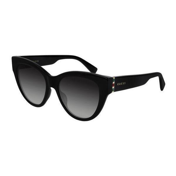 Gucci GG0460S Sunglasses Black / Grey Gradient-AmbrogioShoes