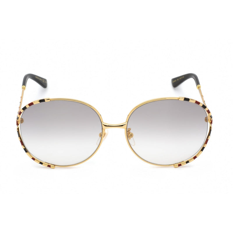 Gucci GG0595S Sunglasses Gold / Grey-AmbrogioShoes