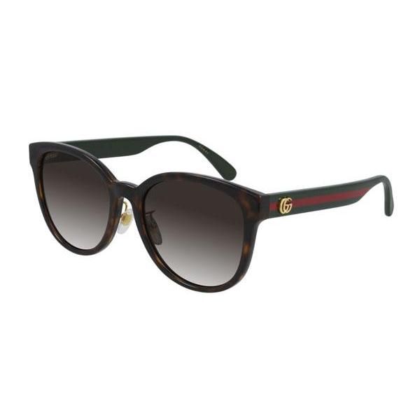 Gucci GG0854SK Sunglasses Havana / Brown Gradient-AmbrogioShoes