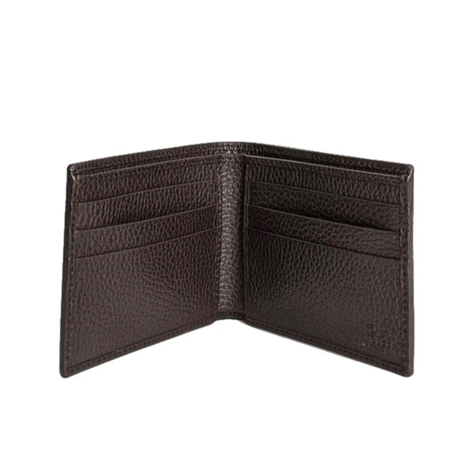 Gucci 260987 1147 Men's Black GG Canvas / Leather Bi-Fold Wallets (GGMW2023)