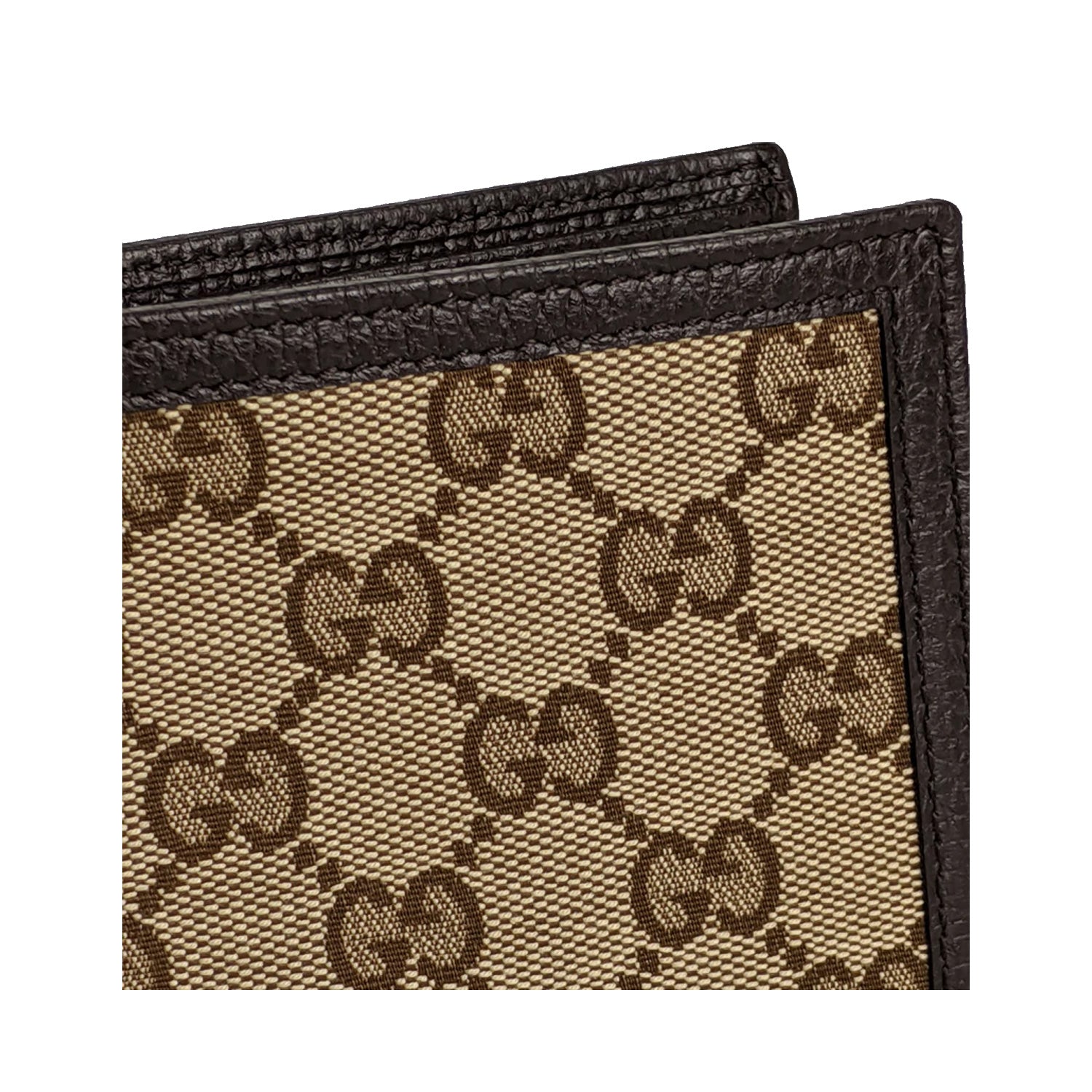 GUCCI Bi-fold GG Canvas Wallet Beige 260987