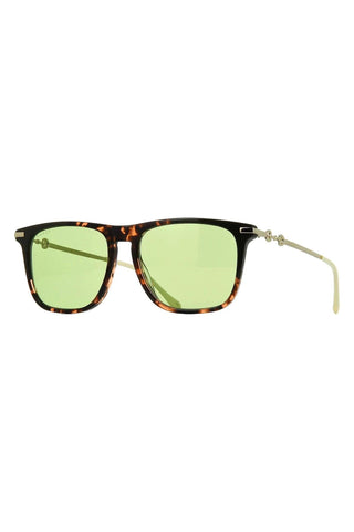 Gucci Rectangle-Frame / Acetate Sunglasses GG0915SA-003 Men's-AmbrogioShoes