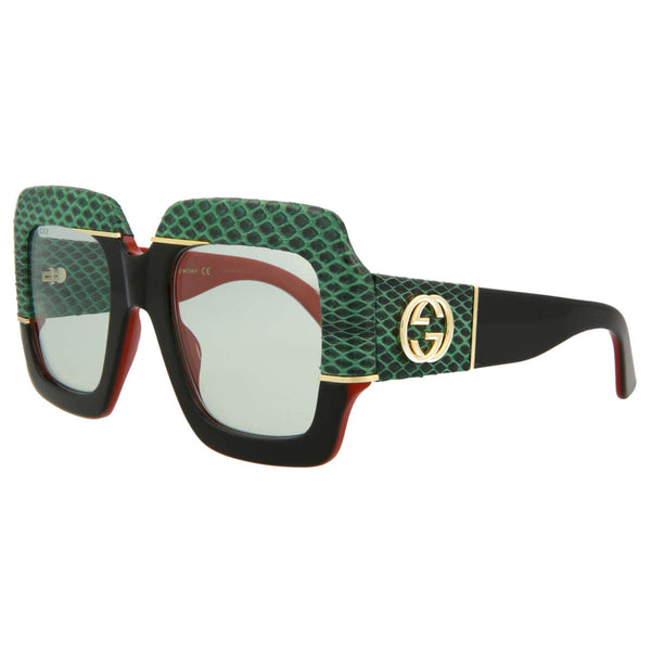 Gucci Square-Frame Acetate Sunglasses GG0484S-003 Women's-AmbrogioShoes