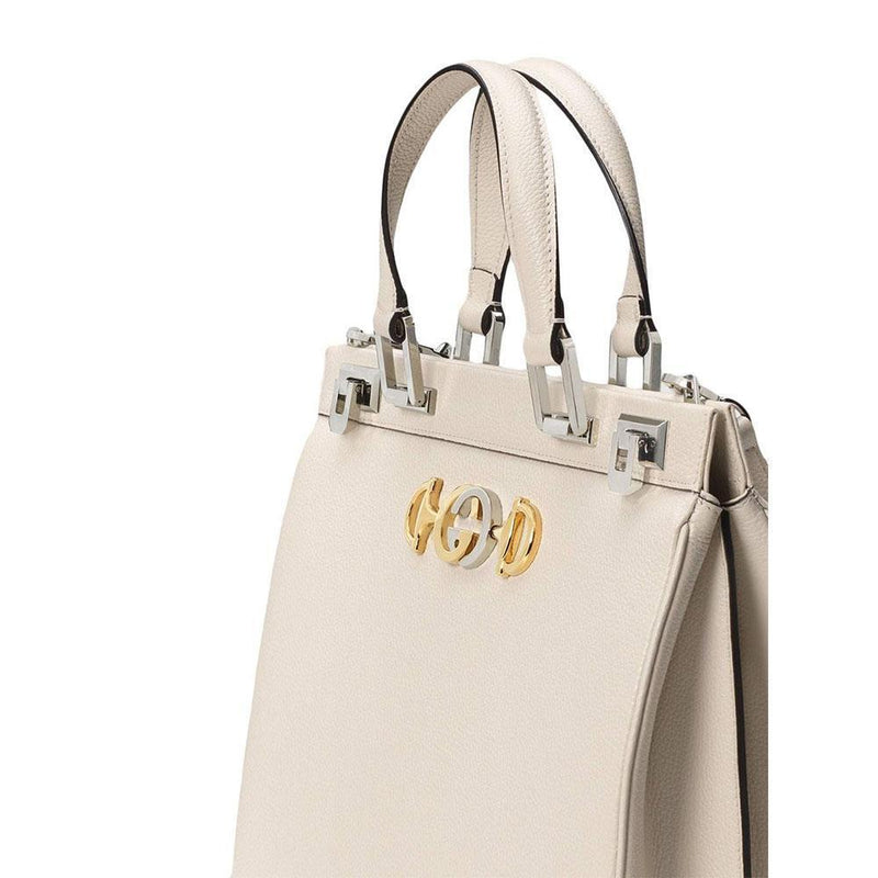 Gucci Zumi Womens White Full Grain Calf-Skin Leather Shoulder Bag (GG2054)-AmbrogioShoes