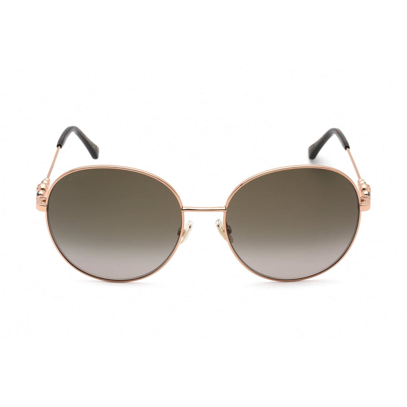 Jimmy Choo BIRDIE/S Sunglasses Gold Havana / Brown Gradient-AmbrogioShoes