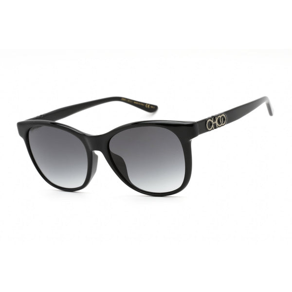 Jimmy Choo JUNE/F/S Sunglasses Black/Grey Gradient-AmbrogioShoes