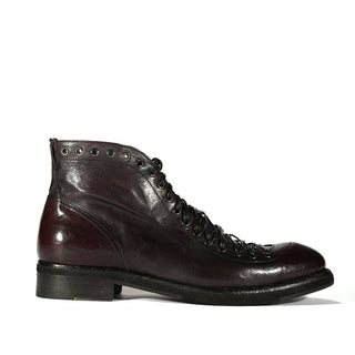 Jo Ghost 1838 Men's Shoes Buffalo Leather Ankle Boots (JG5300)-AmbrogioShoes