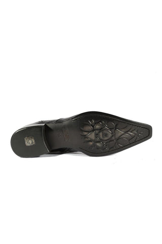 Jo Ghost 2128 Lizard Print / Calf-Skin Leather Ankle Boots (JG5319)-AmbrogioShoes