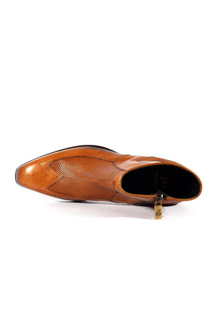 Jo Ghost 2516 Leather Wingtip Ankle Boot-AmbrogioShoes
