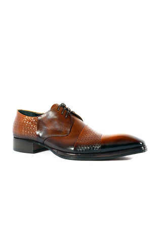 Jo Ghost 2539 Laser Cut / Calf-Skin Leather Derby (JG5316)-AmbrogioShoes