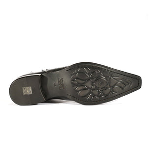 Jo Ghost 2720 Montalcino Men's Shoes Buffalo Leather Ankle Boots (JG5306)-AmbrogioShoes