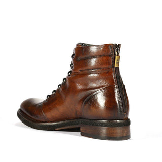 Jo Ghost 3752 Men's Shoes Buffalo Leather Ankle Boots (JG5301)-AmbrogioShoes