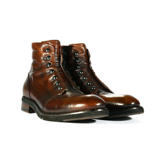 Jo Ghost 3752 Men's Shoes Buffalo Leather Ankle Boots (JG5301)-AmbrogioShoes