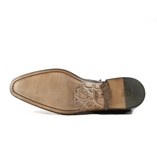 Jo Ghost Men's Shoes Alligator Print / Calf-Skin Leather Oxfords 2025 (JG5206)-AmbrogioShoes