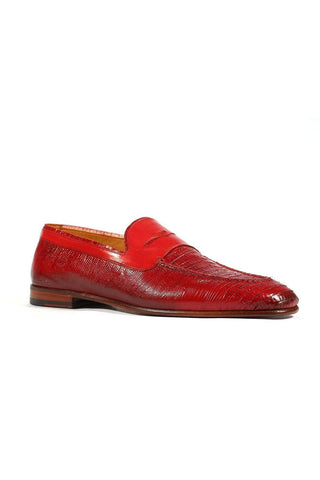 Jo Ghost Teju Lizard Print / Calf-Skin Leather Loafers 2043BIS (JG5202)-AmbrogioShoes