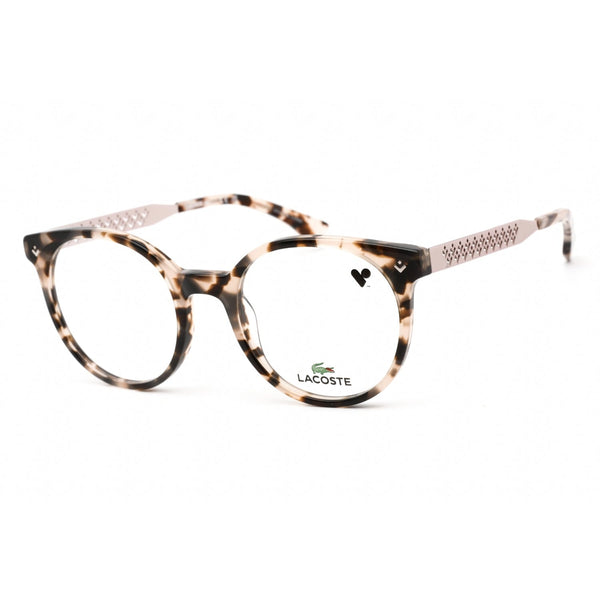 Lacoste L2806 Eyeglasses ROSE HAVANA / Clear demo lens-AmbrogioShoes