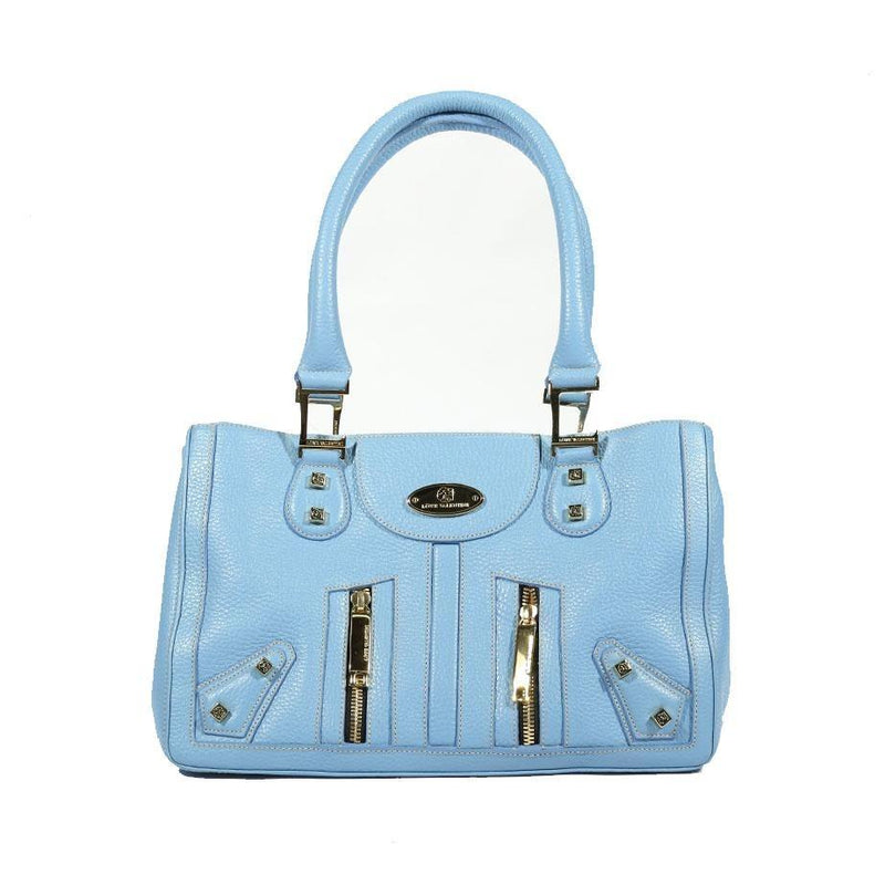 Dooney & Bourke Pale Blue Satchel Florentine Leather Handbag 