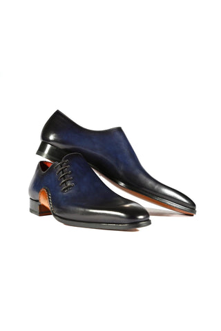 Magnanni 15024 Abrahan Wind Navy Calf-Skin Leather Whole-Cut Oxfords (MAGS1001)-AmbrogioShoes