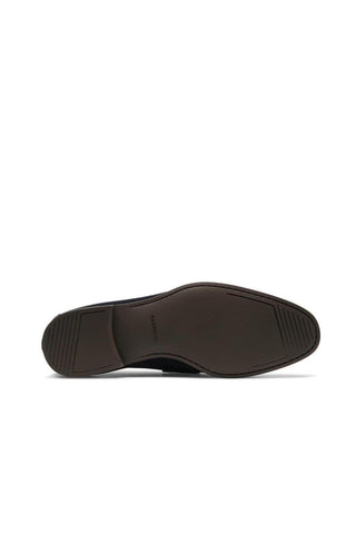 Magnanni 23822 Daniel Navy Suede Penny Loafers (MAGS1070)-AmbrogioShoes