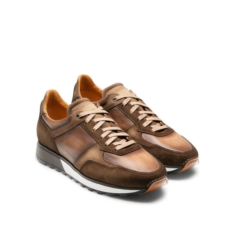 Magnanni 23961 Arco Men's Shoes Brown Torba Nubuck / Suede Leather Cas ...