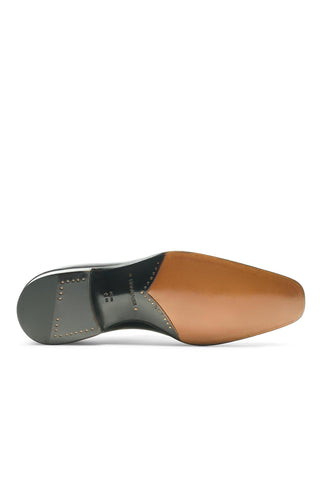 Magnanni Alexander 22972 Navy & Gray Calf-Skin Leather Whole-Cut Oxfords (MAGS1108)-AmbrogioShoes