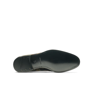 Magnanni Jareth 22334 Men's Shoes Green Camo Velvet Formal/Loafers (MAGS1119)-AmbrogioShoes