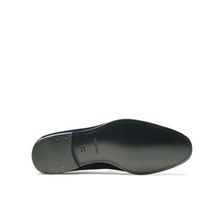 Magnanni Jareth 22334 Navy Velvet Formal/Loafers (MAGS1121)-AmbrogioShoes