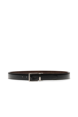 Magnanni Lados 1595 Men's Black & Brown Leather Riversible Belt (MAGB1050)-AmbrogioShoes
