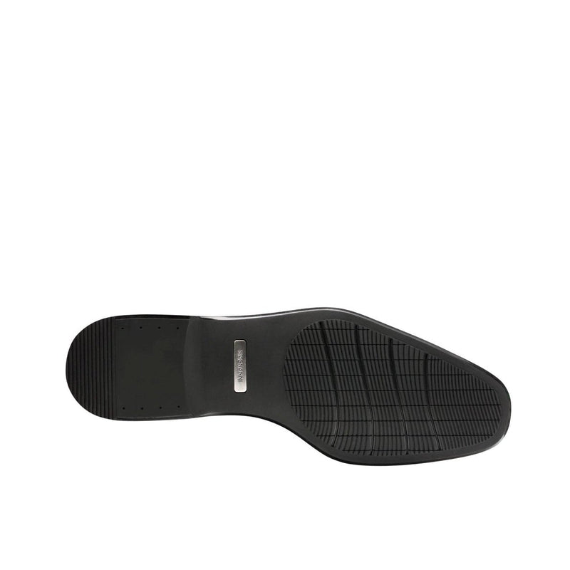 Magnanni 18456 Rafia-II Men's Shoes Buterblade Black Calf-Skin Horsebit Loafers (MAG1076)-AmbrogioShoes