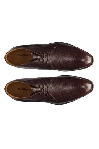 Magnanni Tacna 24716 Brown Peccary Leather Chukka Boots (MAGS1107)-AmbrogioShoes