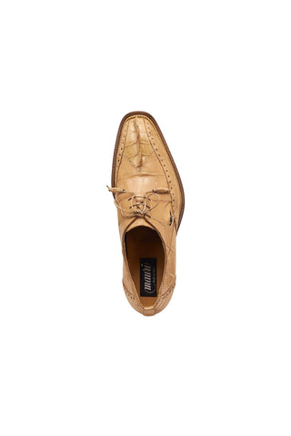 Mauri 3074 Fatality Dune Exotic Crocodile / Hornback Tail Derby (MA5318)-AmbrogioShoes