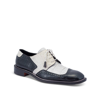 Mauri 3098 Lucchese Men's Shoes Exotic Alligator Skin Derby (MA5432) (Special Order)-AmbrogioShoes