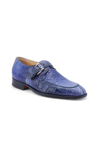 Mauri 3232 Minister Exotic Alligator Skin Split-Toe Single Monk-Strap (MA5532)-AmbrogioShoes
