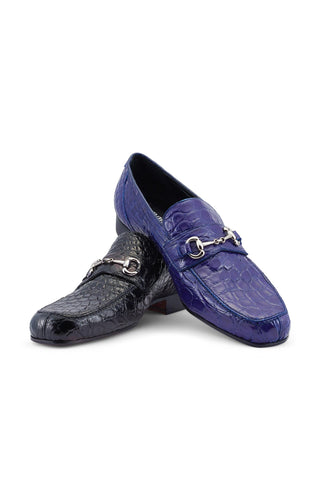 Mauri 4885/2 Executive Alligator Skin Horse-Bit Loafers (MA5478)-AmbrogioShoes