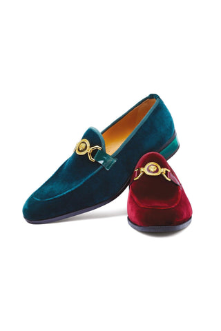 Mauri 4940 Floss Velvet Slip-On Loafers (MA5255)-AmbrogioShoes