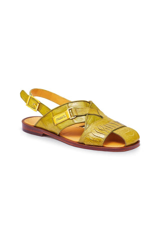Mauri 5113 Thor Exotic Crocodile Skin & Ostrich Skin Sandals (MA5307)-AmbrogioShoes