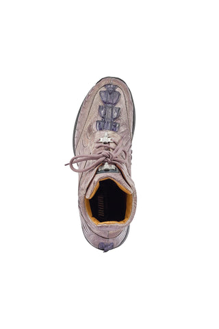 Mauri 8405/1 Venom Exotic Hornback Tail & Ostrich Leg Eyes Sneakers (MA5390)-AmbrogioShoes
