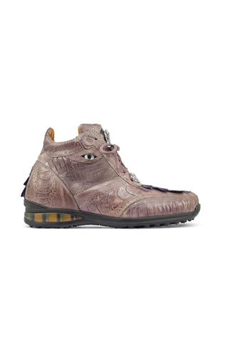 Mauri 8405/1 Venom Exotic Hornback Tail & Ostrich Leg Eyes Sneakers (MA5390)-AmbrogioShoes