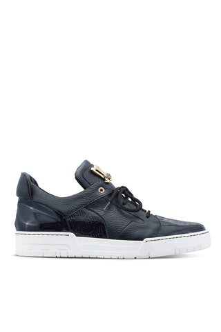 Mauri 8412/1 Boss Exotic Crocodile Skin / Patent / Calf-Skin Leather Sneakers (MA5444)-AmbrogioShoes