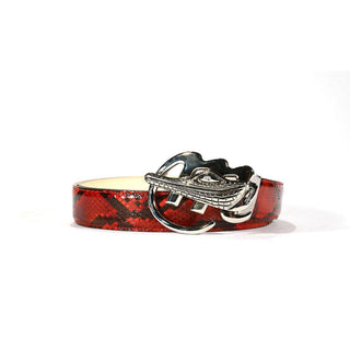 Mauri AB6 Men's Exotic Snake Skin Belt (MAB1023) (Special Order)-AmbrogioShoes