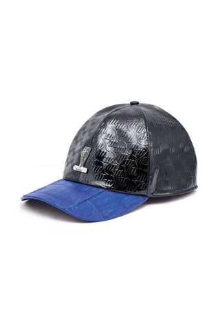 Mauri Cap H65 Crocodile / Nappa Embossed Hat-AmbrogioShoes