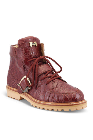 Mauri Corrupt 4994/1 Exotic Alligator Skin Chukka Boots (MA5481)-AmbrogioShoes